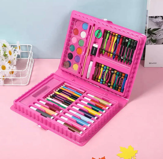 Art Set 208 pcs Colouring Kit Drawing set colour kit Gift box colour box colouring kit Art box