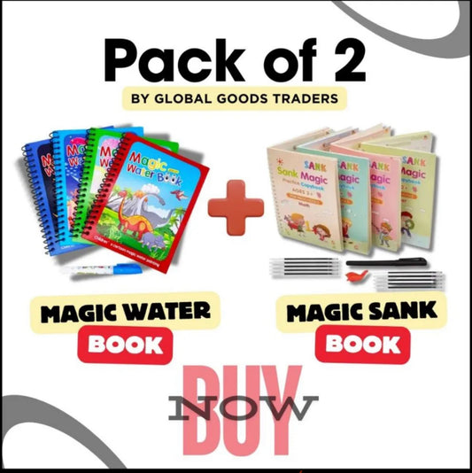 Z Magic Water + Magic Sank Book ( Pack of 2 )