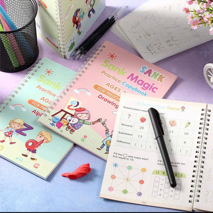 Sank Calligraphy Magic Book | Pack Of 4 Books