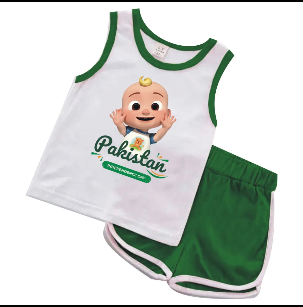 14 August T Shirt & Short For Kids